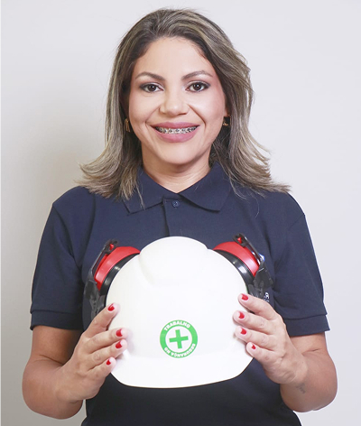 Foto da fundadora da Protena, chamada Millena Fernandes